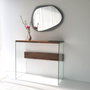 Hanah Home Aqua A344 Espejo de Cristal Templado Fume